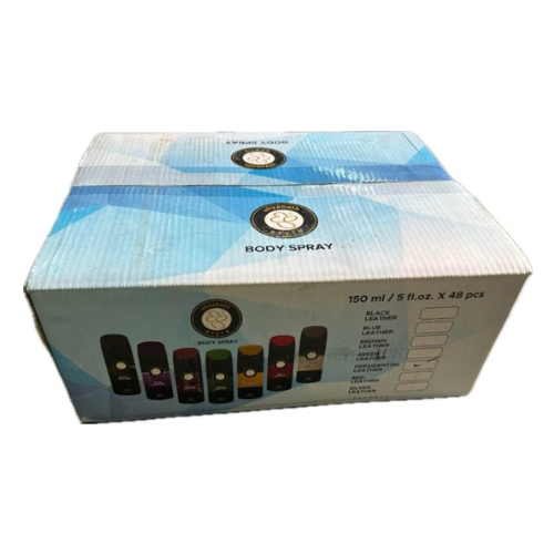 1 Case - 48pc - Presidential Leather Body Spray