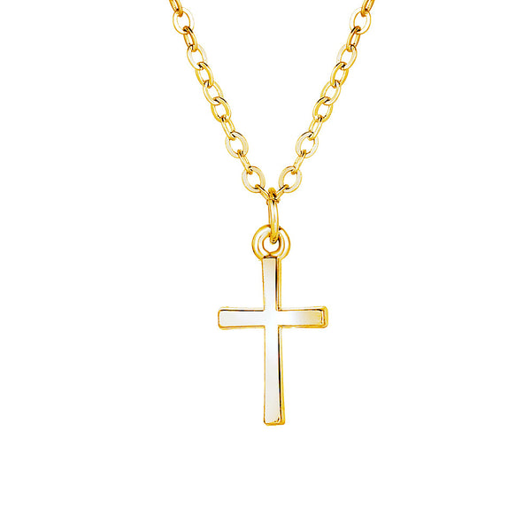 1 Dozen Gold Cross Necklace