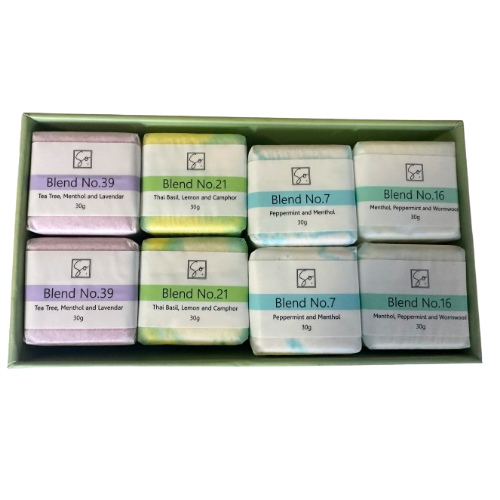 1 Case - 30 Packs - Steam Originals Detox Mint Shower Cubes - 16 ct