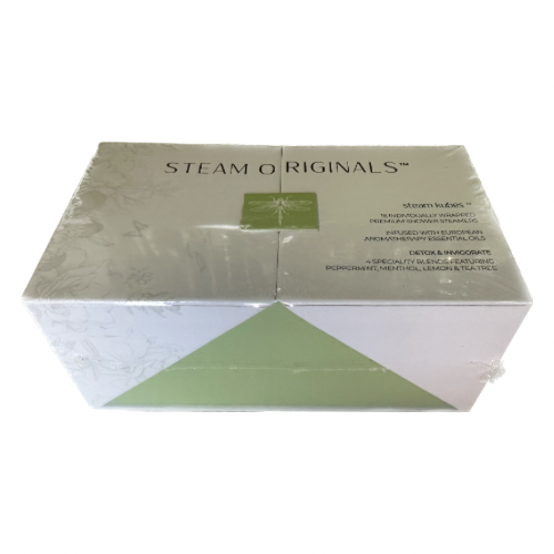 1 Case - 30 Packs - Steam Originals Detox Mint Shower Cubes - 16 ct