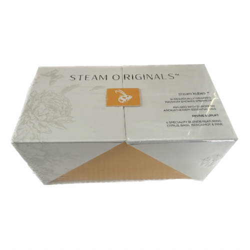 1 Case - 30 Packs - Steam Originals Citrus Shower Cubes - 16 ct